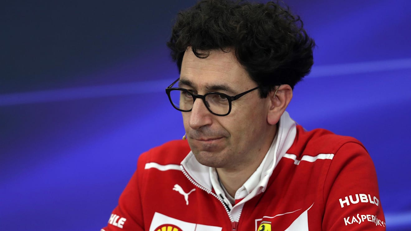 Mattia Binotto (ITA) Ferrari Race Engine Manager in the Press Conference at Formula One World Championship, Rd16, Japanese Grand Prix, Practice, Suzuka, Japan, Friday 6 October 2017. © Kym Illman/Sutton Images