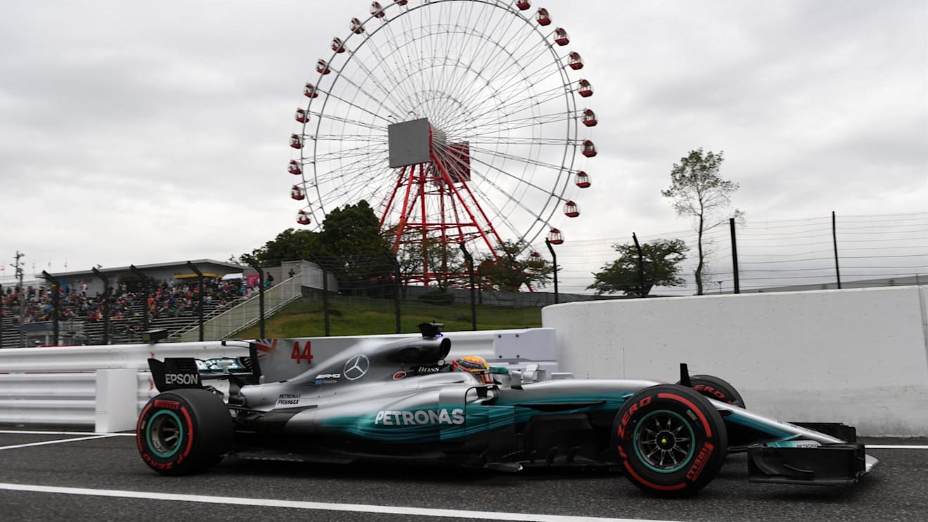 Lewis Hamilton (GBR) Mercedes-Benz F1 W08 Hybrid at Formula One World Championship, Rd16, Japanese Grand Prix, Practice, Suzuka, Japan, Friday 6 October 2017. © Mark Sutton/Sutton Images
