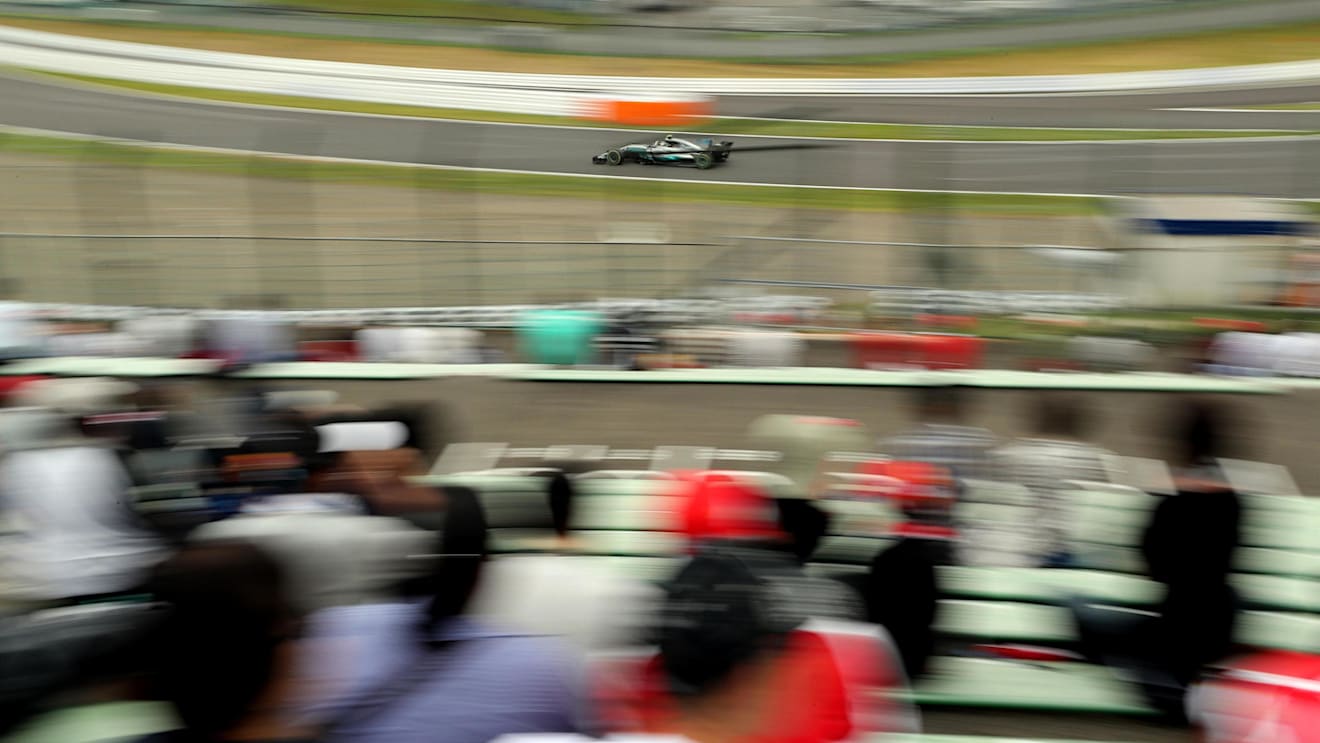 Valtteri Bottas (FIN) Mercedes-Benz F1 W08 Hybrid at Formula One World Championship, Rd16, Japanese Grand Prix, Qualifying, Suzuka, Japan, Saturday 7 October 2017. © Kym Illman/Sutton Images