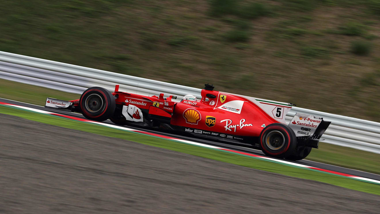 Kimi Raikkonen (FIN) Ferrari SF70-H at Formula One World Championship, Rd16, Japanese Grand Prix, Qualifying, Suzuka, Japan, Saturday 7 October 2017. © Manuel Goria/Sutton Images