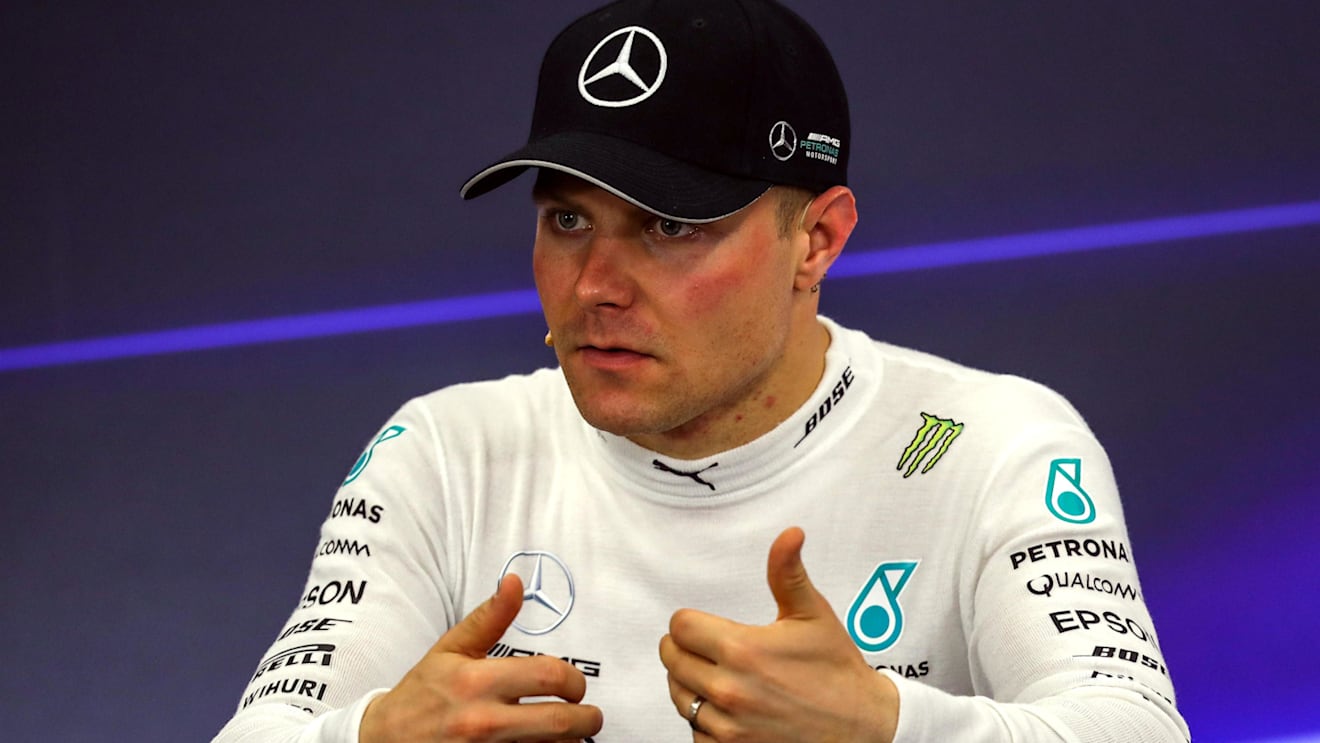 Valtteri Bottas (FIN) Mercedes AMG F1 in the Press Conference at Formula One World Championship, Rd16, Japanese Grand Prix, Qualifying, Suzuka, Japan, Saturday 7 October 2017. © Kym Illman/Sutton Images