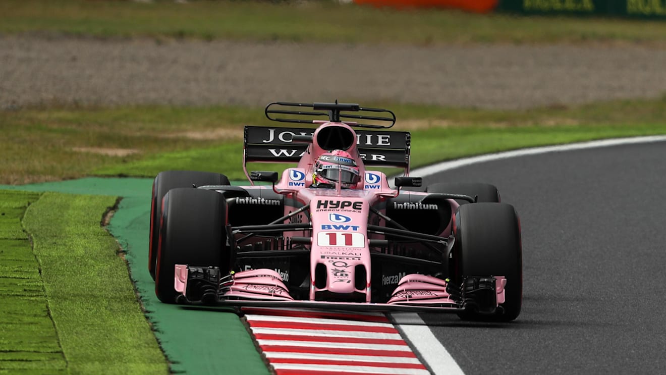Sergio Perez (MEX) Force India VJM10 at Formula One World Championship, Rd16, Japanese Grand Prix, Qualifying, Suzuka, Japan, Saturday 7 October 2017. © Kym Illman/Sutton Images