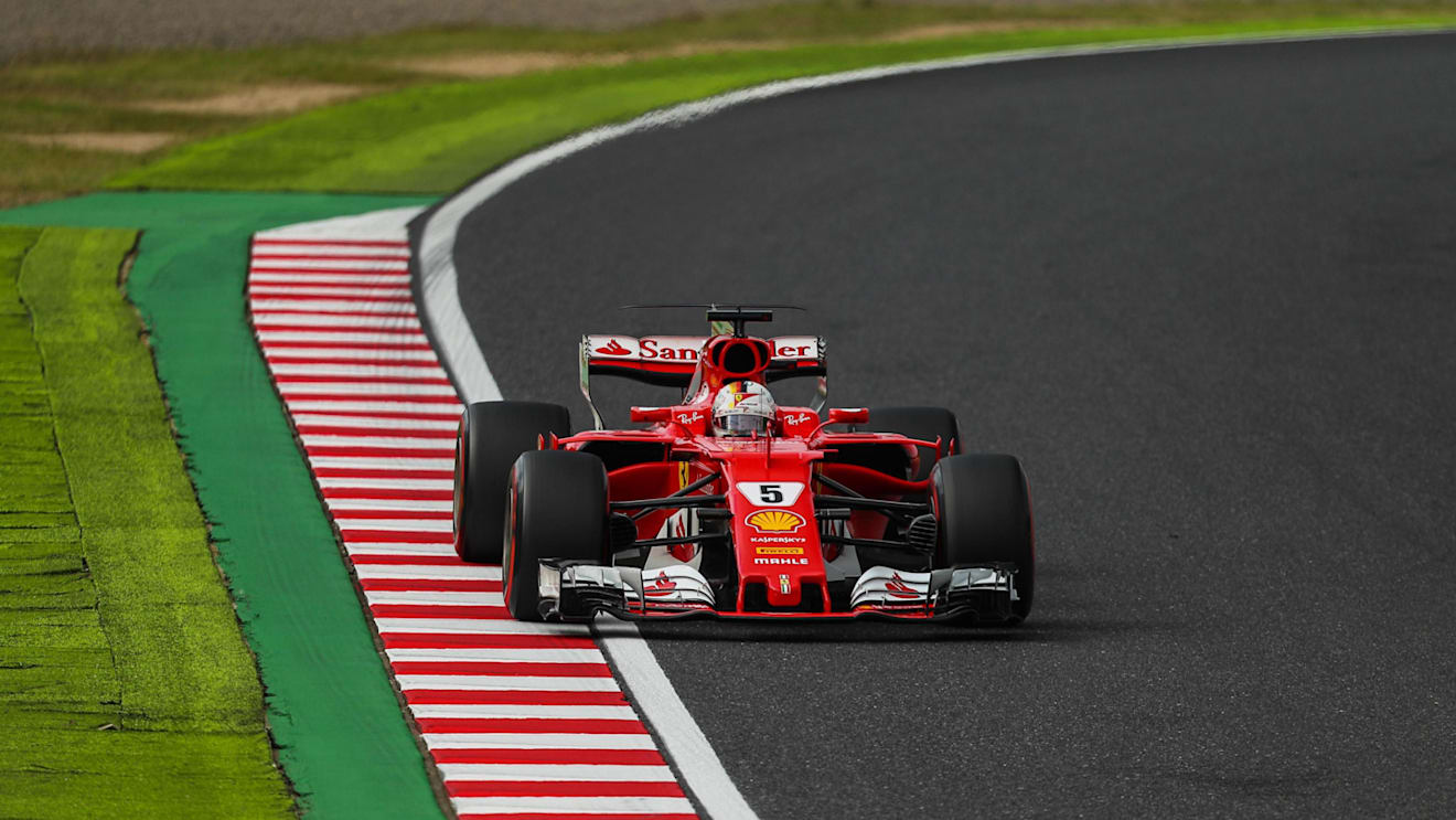 Sebastian Vettel (GER) Ferrari SF70-H at Formula One World Championship, Rd16, Japanese Grand Prix, Qualifying, Suzuka, Japan, Saturday 7 October 2017. © Kym Illman/Sutton Images