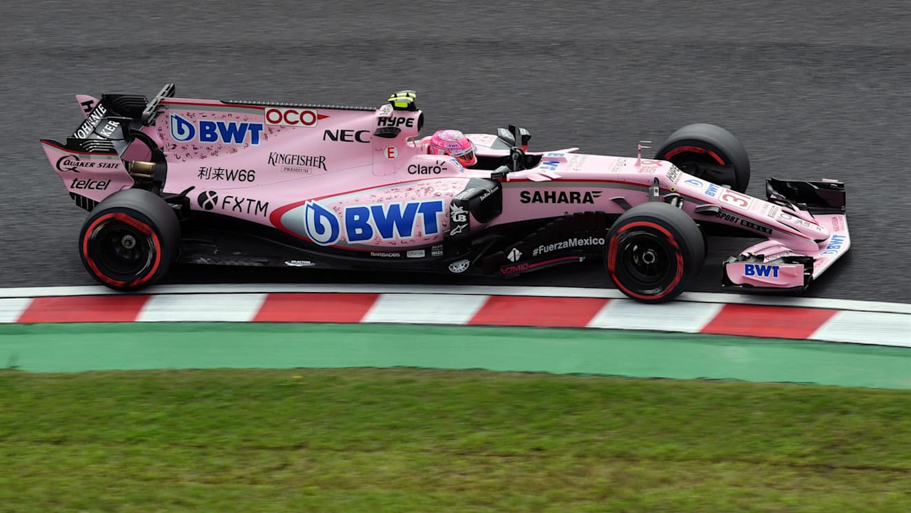 Esteban Ocon (FRA) Force India VJM10 at Formula One World Championship, Rd16, Japanese Grand Prix, Qualifying, Suzuka, Japan, Saturday 7 October 2017. © Mark Sutton/Sutton Images