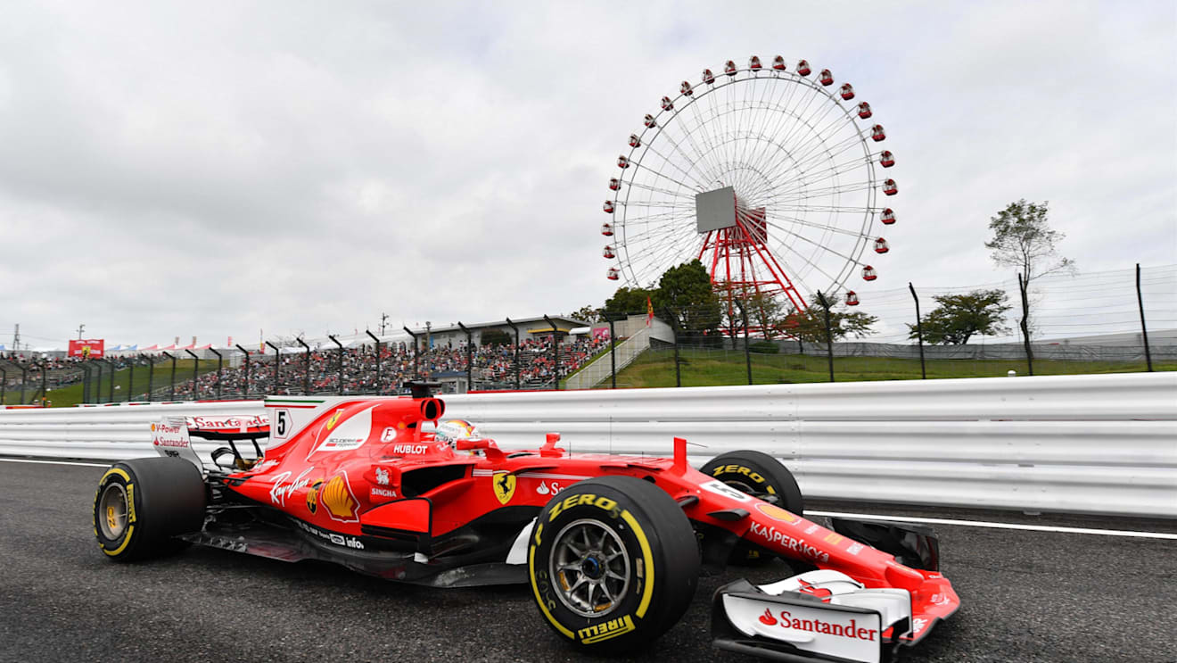 Sebastian Vettel (GER) Ferrari SF70-H at Formula One World Championship, Rd16, Japanese Grand Prix, Qualifying, Suzuka, Japan, Saturday 7 October 2017. © Mark Sutton/Sutton Images