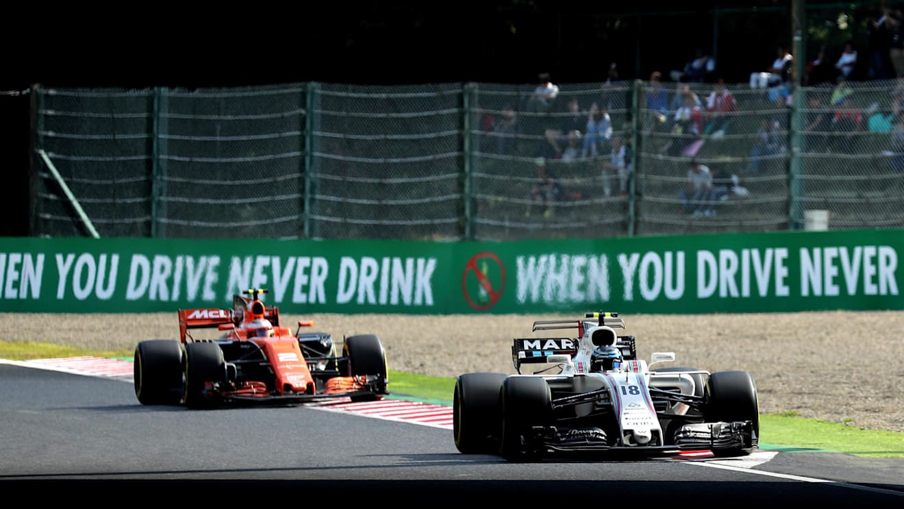 Lance Stroll (CDN) Williams FW40 at Formula One World Championship, Rd16, Japanese Grand Prix, Race, Suzuka, Japan, Sunday 8 October 2017. © Kym Illman/Sutton Images