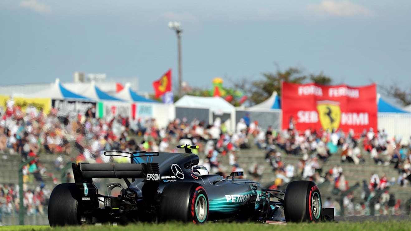 Valtteri Bottas (FIN) Mercedes-Benz F1 W08 Hybrid at Formula One World Championship, Rd16, Japanese Grand Prix, Race, Suzuka, Japan, Sunday 8 October 2017. © Kym Illman/Sutton Images