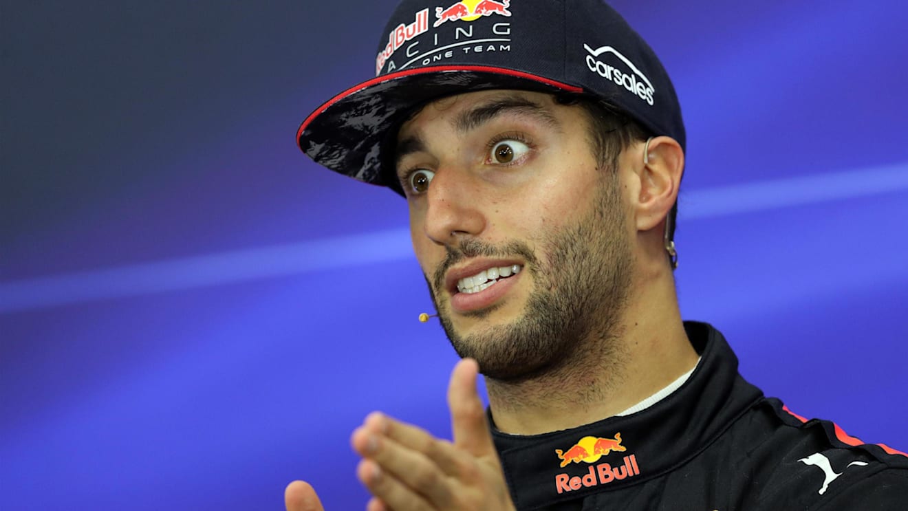 Daniel Ricciardo (AUS) Red Bull Racing in the Press Conference at Formula One World Championship, Rd16, Japanese Grand Prix, Race, Suzuka, Japan, Sunday 8 October 2017. © Kym Illman/Sutton Images