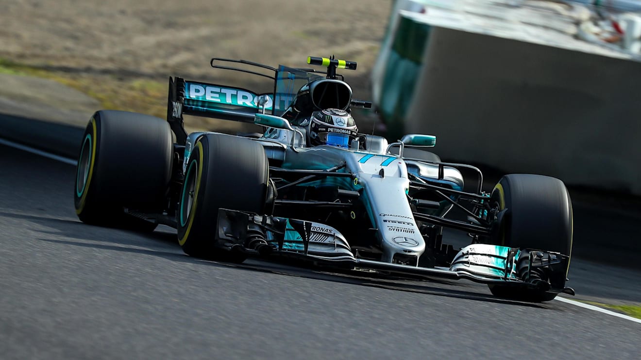 Valtteri Bottas (FIN) Mercedes-Benz F1 W08 Hybrid at Formula One World Championship, Rd16, Japanese Grand Prix, Race, Suzuka, Japan, Sunday 8 October 2017. © Kym Illman/Sutton Images