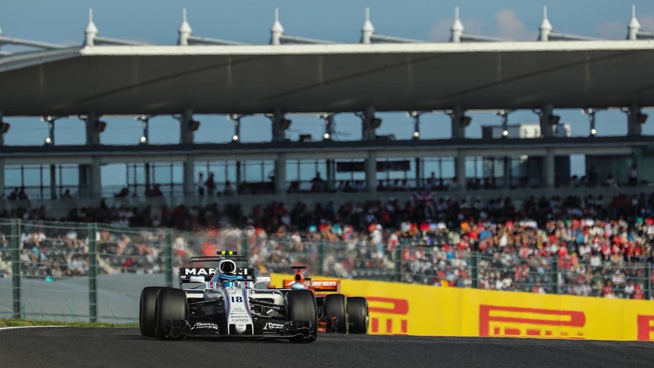 Lance Stroll (CDN) Williams FW40 at Formula One World Championship, Rd16, Japanese Grand Prix, Race, Suzuka, Japan, Sunday 8 October 2017. © Kym Illman/Sutton Images