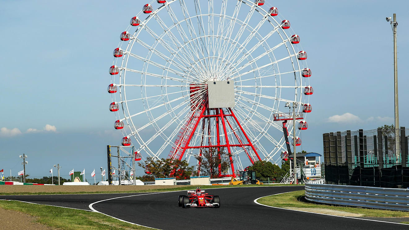 Kimi Raikkonen (FIN) Ferrari SF70-H at Formula One World Championship, Rd16, Japanese Grand Prix, Race, Suzuka, Japan, Sunday 8 October 2017. © Kym Illman/Sutton Images