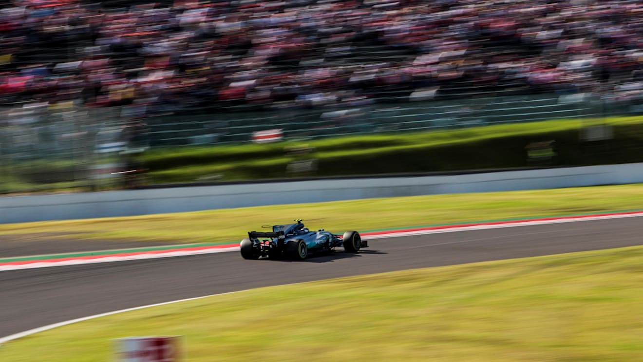 Valtteri Bottas (FIN) Mercedes-Benz F1 W08 Hybrid at Formula One World Championship, Rd16, Japanese Grand Prix, Race, Suzuka, Japan, Sunday 8 October 2017. © Manuel Goria/Sutton Images