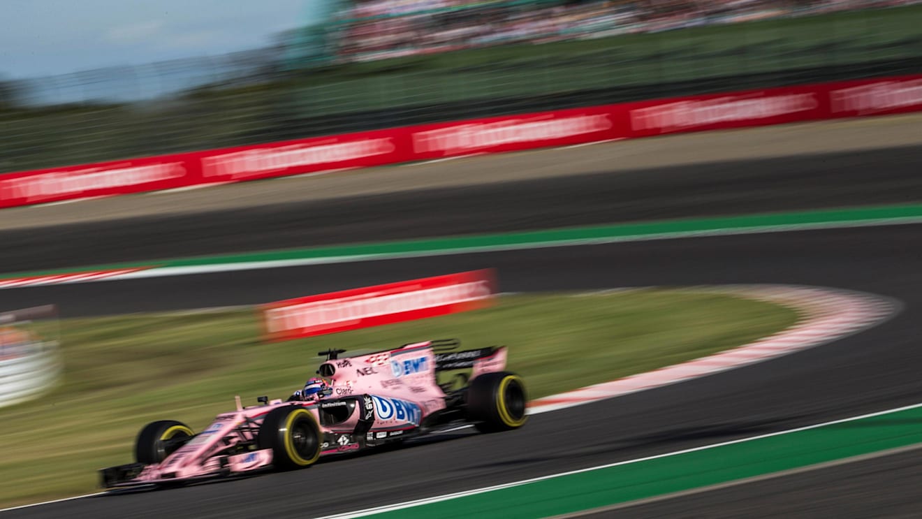 Sergio Perez (MEX) Force India VJM10 at Formula One World Championship, Rd16, Japanese Grand Prix, Race, Suzuka, Japan, Sunday 8 October 2017. © Manuel Goria/Sutton Images