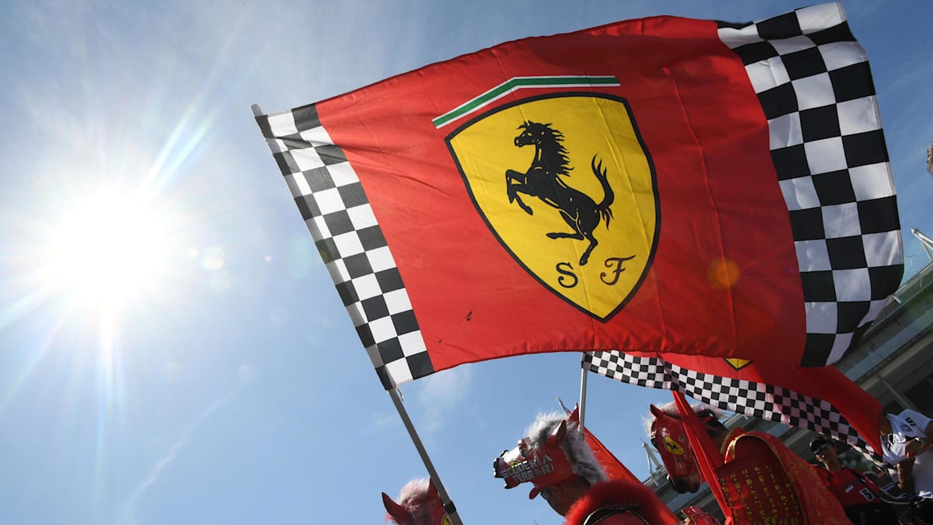 Ferrari flags at Formula One World Championship, Rd16, Japanese Grand Prix, Race, Suzuka, Japan, Sunday 8 October 2017. © Mark Sutton/Sutton Images