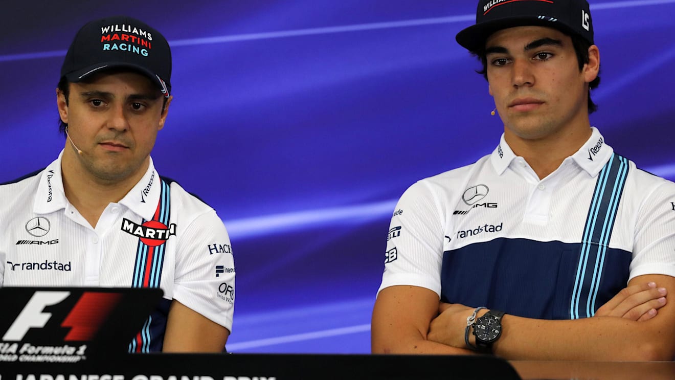 Felipe Massa (BRA) Williams and Lance Stroll (CDN) Williams in the Press Conference at Formula One World Championship, Rd16, Japanese Grand Prix, Preparations, Suzuka, Japan, Thursday 5 October 2017. © Kym Illman/Sutton Images