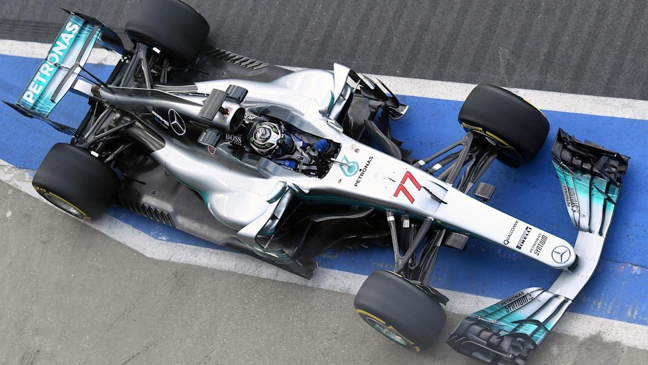 Valtteri Bottas (FIN) Mercedes-Benz F1 W08 Hybrid at Mercedes-Benz F1 W08 Hybrid First Run, Silverstone, England, 23 February 2017. © Sutton Images