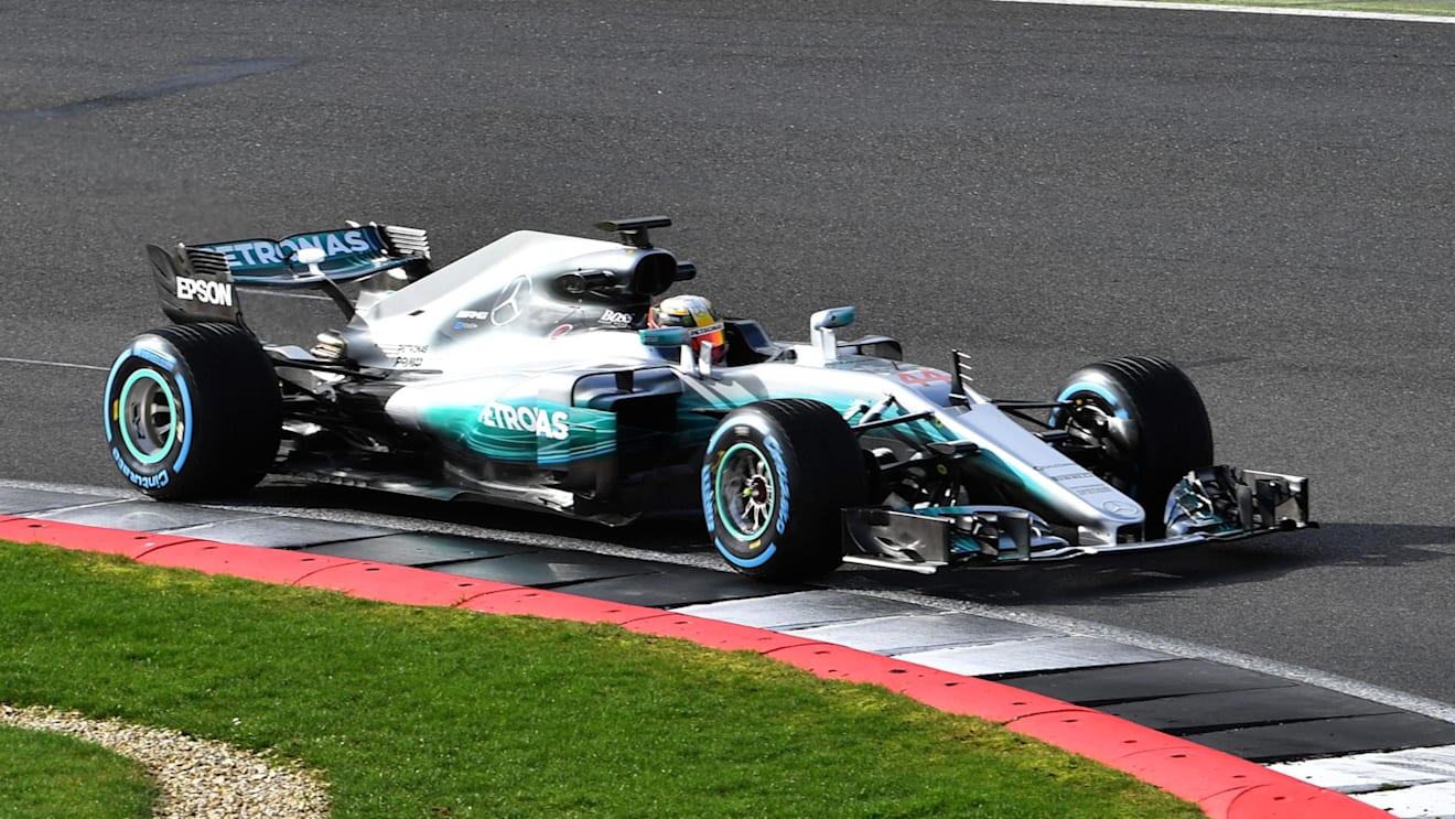 Lewis Hamilton (GBR) Mercedes-Benz F1 W08 Hybrid at Mercedes-Benz F1 W08 Hybrid First Run, Silverstone, England, 23 February 2017. © Sutton Images