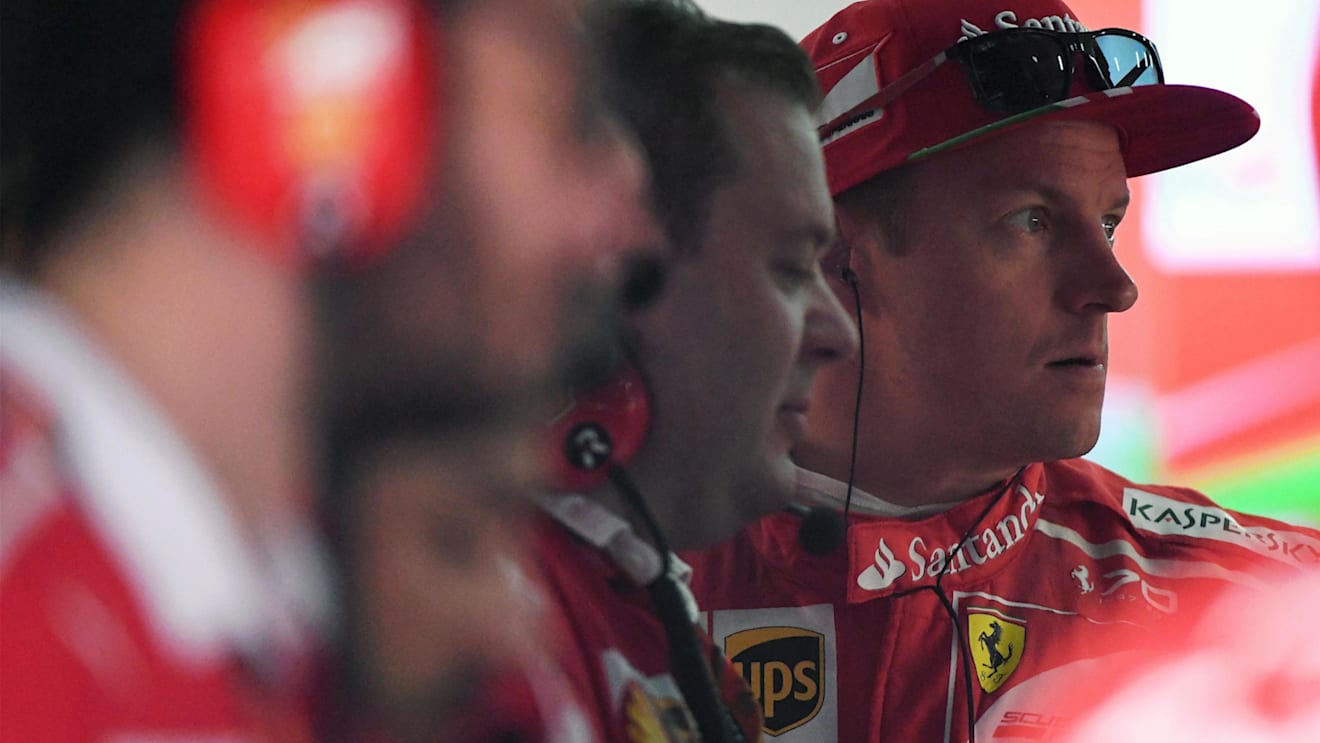Kimi Raikkonen (FIN) Ferrari at Formula One World Championship, Rd15, Malaysian Grand Prix, Practice, Sepang, Malaysia, Friday 29 September 2017. © Mark Sutton/Sutton Images