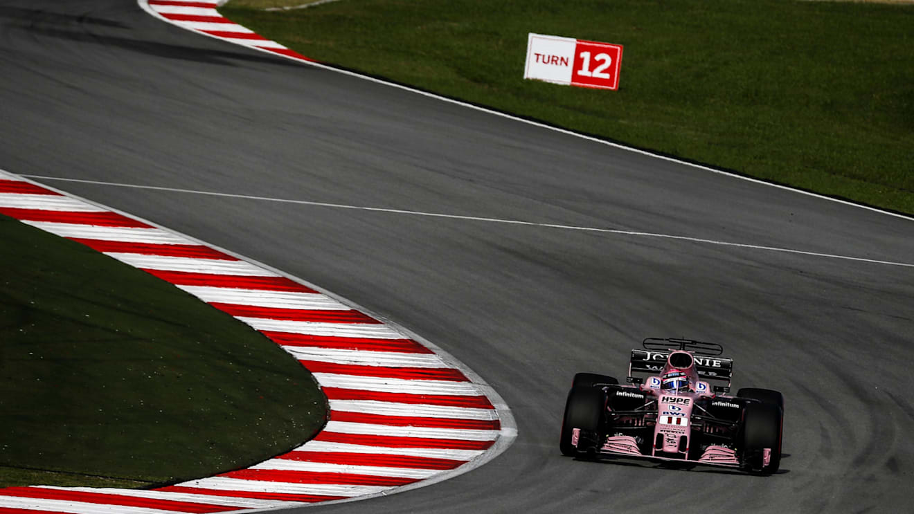 Sergio Perez (MEX) Force India VJM10 at Formula One World Championship, Rd15, Malaysian Grand Prix, Qualifying, Sepang, Malaysia, Saturday 30 September 2017. © Manuel Goria/Sutton Images