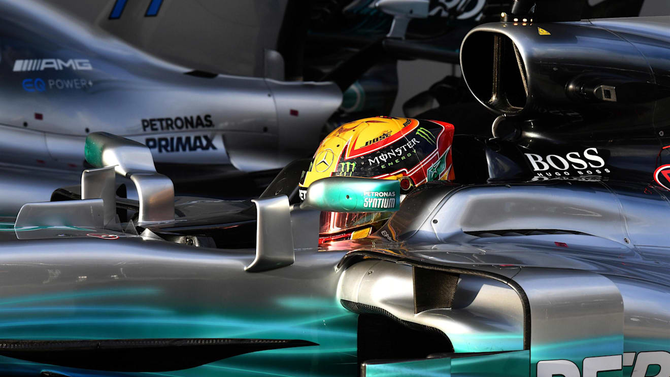Lewis Hamilton (GBR) Mercedes-Benz F1 W08 Hybrid in parc ferme at Formula One World Championship, Rd15, Malaysian Grand Prix, Qualifying, Sepang, Malaysia, Saturday 30 September 2017. © Mark Sutton/Sutton Images