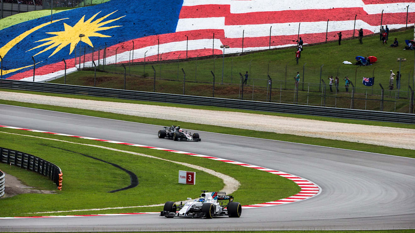 Felipe Massa (BRA) Williams FW40 at Formula One World Championship, Rd15, Malaysian Grand Prix, Race, Sepang, Malaysia, Sunday 1 October 2017. © Manuel Goria/Sutton Images