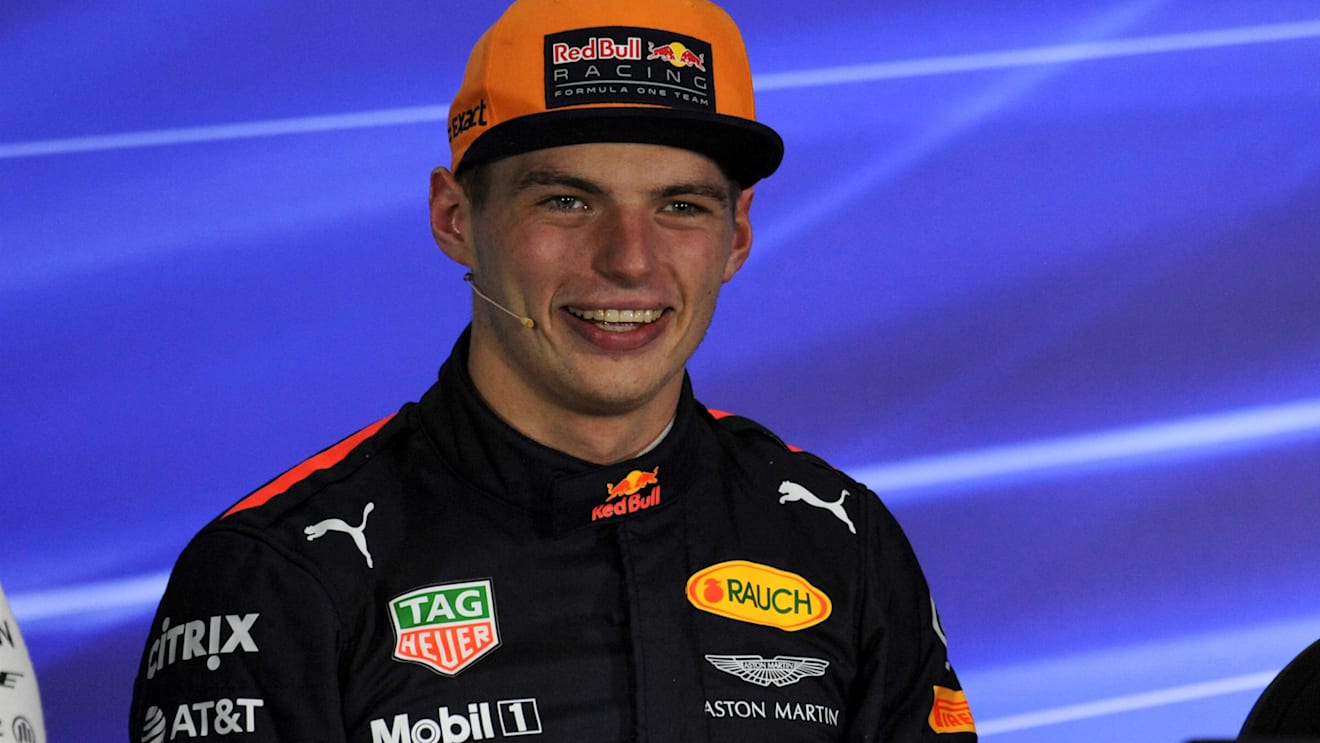 Max Verstappen (NED) Red Bull Racing in the Press Conference at Formula One World Championship, Rd15, Malaysian Grand Prix, Race, Sepang, Malaysia, Sunday 1 October 2017. © Francois Tremblay/Sutton Images