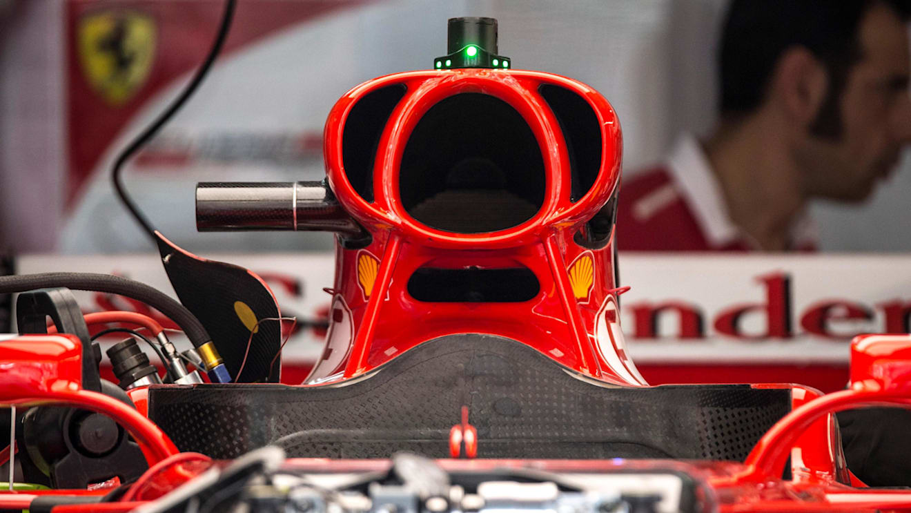 Ferrari SF70-H airbox at Formula One World Championship, Rd15, Malaysian Grand Prix, Preparations, Sepang, Malaysia, Thursday 28 September 2017. © Manuel Goria/Sutton Images
