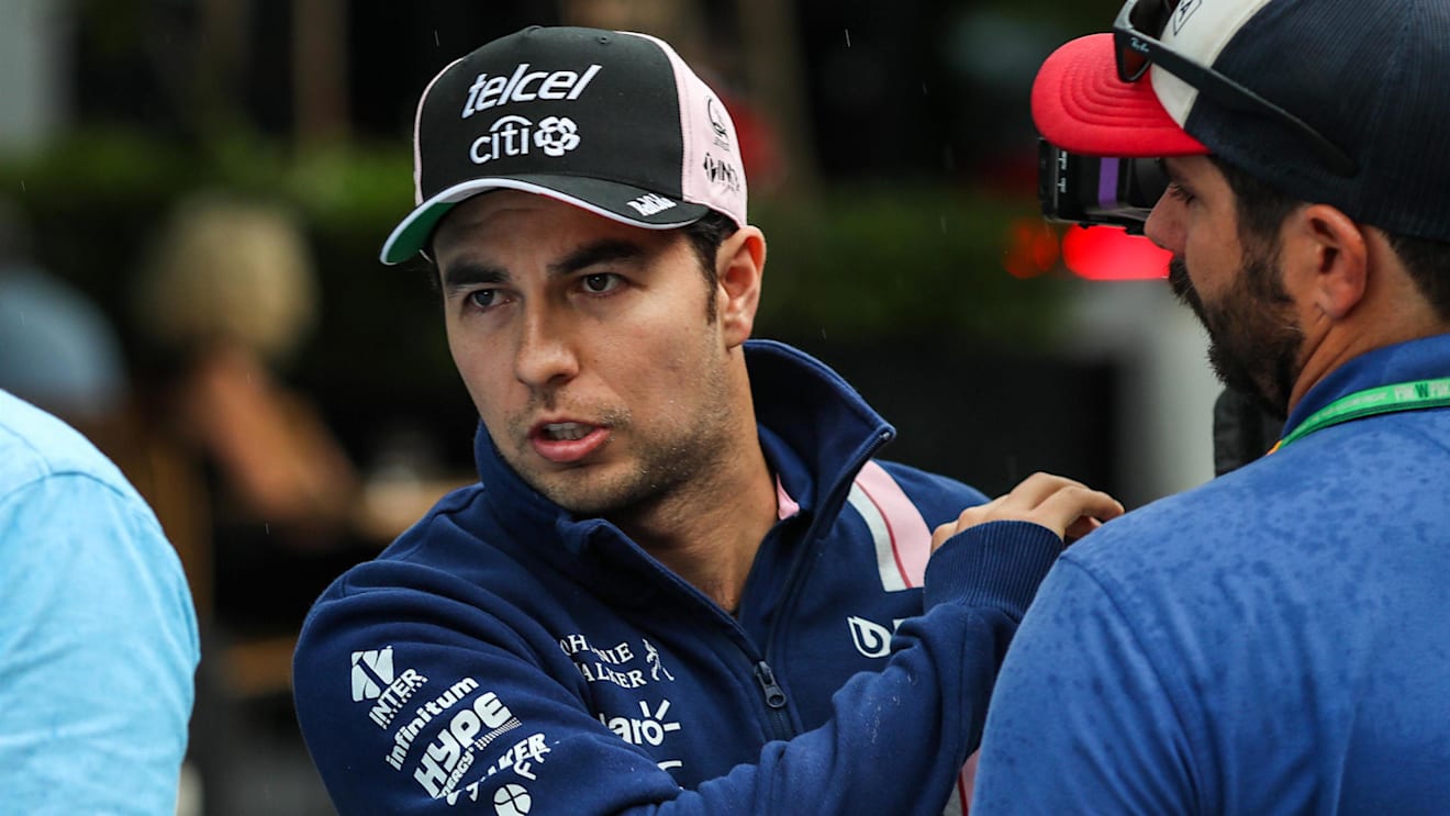 Sergio Perez (MEX) Force India at Formula One World Championship, Rd15, Malaysian Grand Prix, Preparations, Sepang, Malaysia, Thursday 28 September 2017. © Kym Illman/Sutton Images