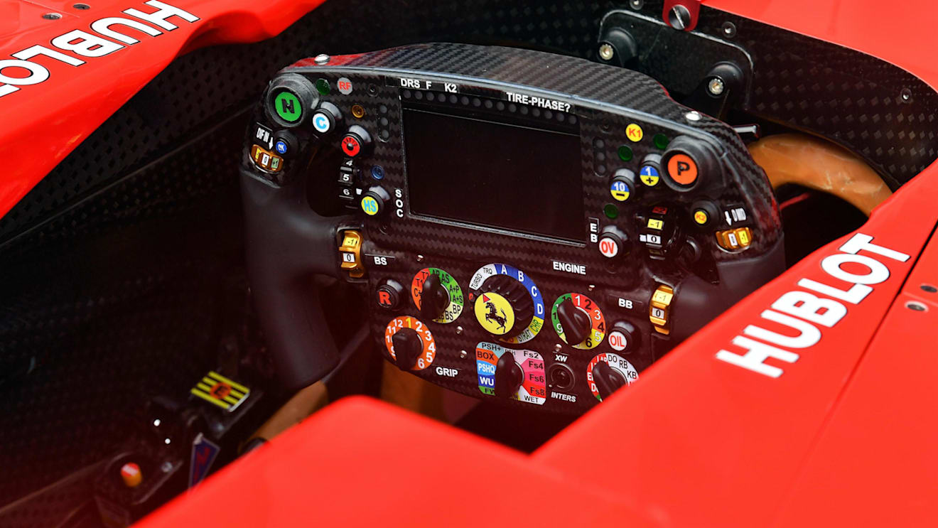 Ferrari SF70-H steering wheel at Formula One World Championship, Rd15, Malaysian Grand Prix, Preparations, Sepang, Malaysia, Thursday 28 September 2017. © Sutton images