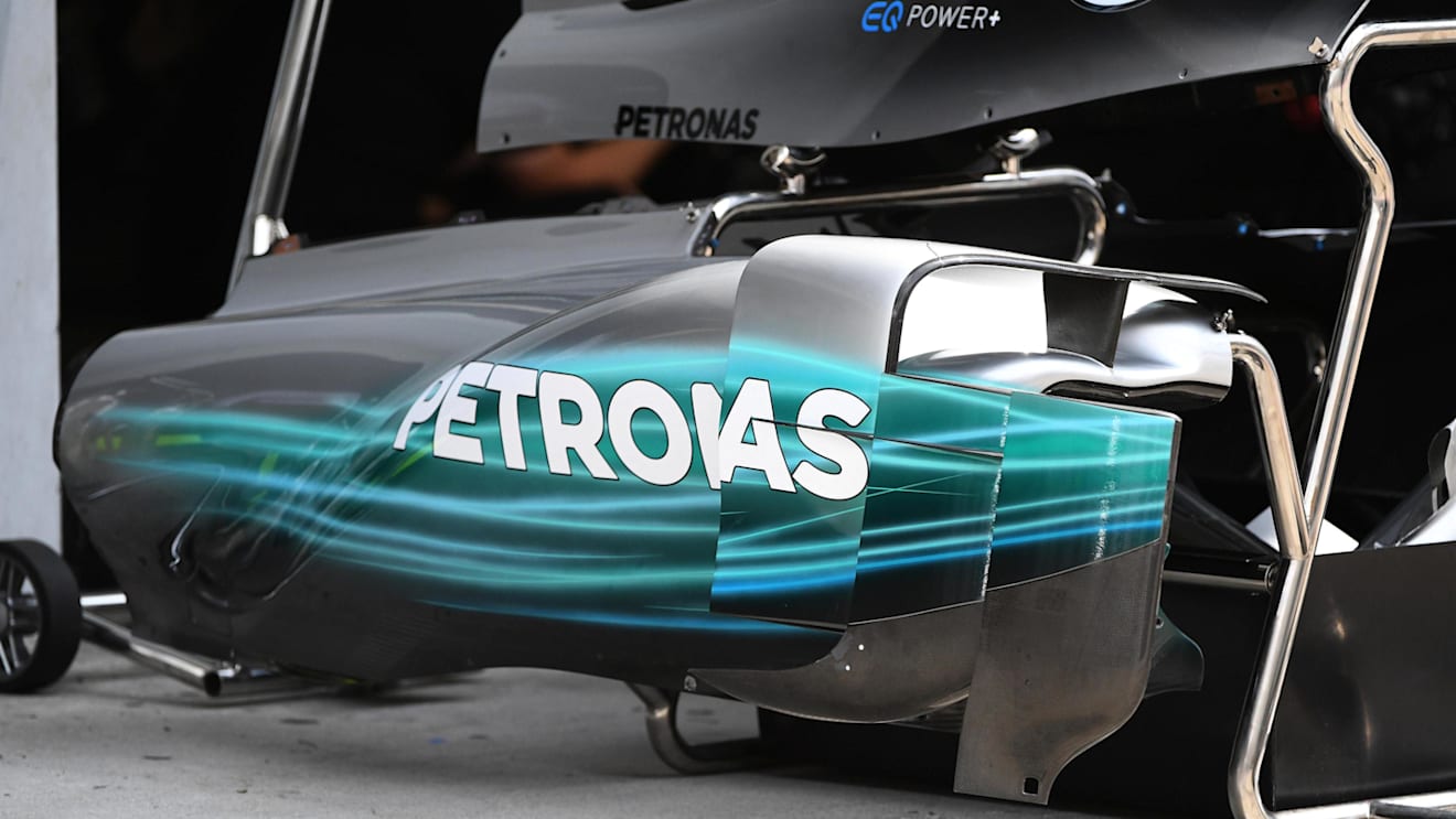Mercedes-Benz F1 W08 Hybrid bodywork at Formula One World Championship, Rd15, Malaysian Grand Prix, Preparations, Sepang, Malaysia, Thursday 28 September 2017. © Mark Sutton/Sutton Images