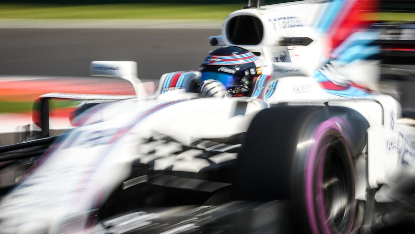 Lance Stroll (CDN) Williams FW40 at Formula One World Championship, Rd18, Mexican Grand Prix, Practice, Circuit Hermanos Rodriguez, Mexico City, Mexico, Friday 27 October 2017. © Mirko Stange/Sutton Images