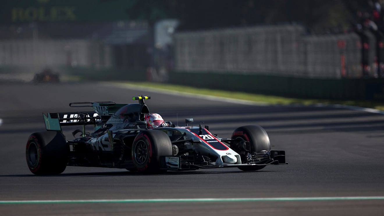 Kevin Magnussen (DEN) Haas VF-17 at Formula One World Championship, Rd18, Mexican Grand Prix, Practice, Circuit Hermanos Rodriguez, Mexico City, Mexico, Friday 27 October 2017. © Manuel Goria/Sutton Images