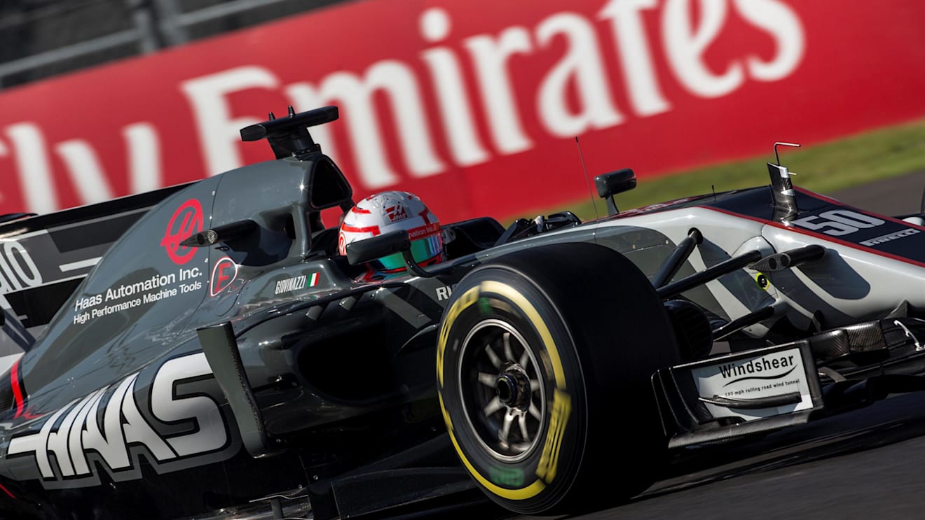 Antonio Giovinazzi (ITA) Haas VF-17 at Formula One World Championship, Rd18, Mexican Grand Prix, Practice, Circuit Hermanos Rodriguez, Mexico City, Mexico, Friday 27 October 2017. © Manuel Goria/Sutton Images