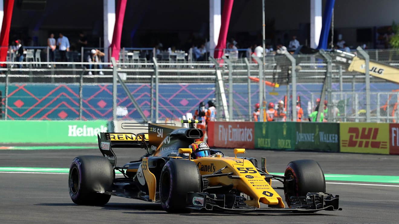 Carlos Sainz (ESP) Renault Sport F1 Team RS17 at Formula One World Championship, Rd18, Mexican Grand Prix, Practice, Circuit Hermanos Rodriguez, Mexico City, Mexico, Friday 27 October 2017. © Kym Illman/Sutton Images