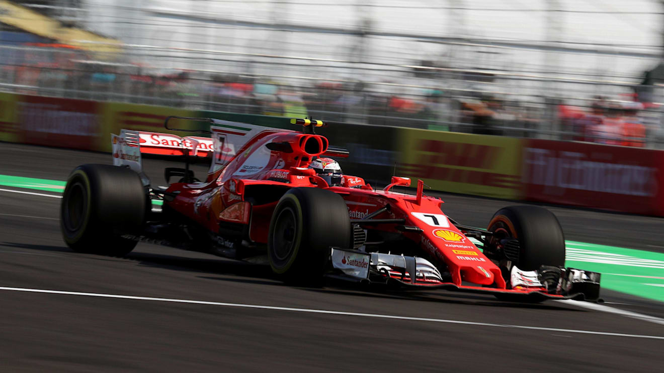 Kimi Raikkonen (FIN) Ferrari SF70-H at Formula One World Championship, Rd18, Mexican Grand Prix, Practice, Circuit Hermanos Rodriguez, Mexico City, Mexico, Friday 27 October 2017. © Kym Illman/Sutton Images