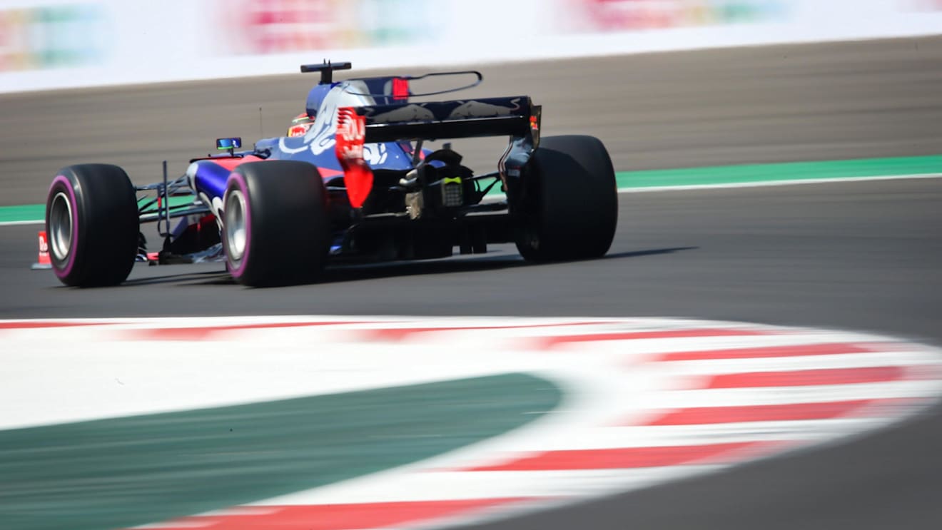 Brendon Hartley (NZL) Scuderia Toro Rosso STR12 at Formula One World Championship, Rd18, Mexican Grand Prix, Practice, Circuit Hermanos Rodriguez, Mexico City, Mexico, Friday 27 October 2017. © Mirko Stange/Sutton Images