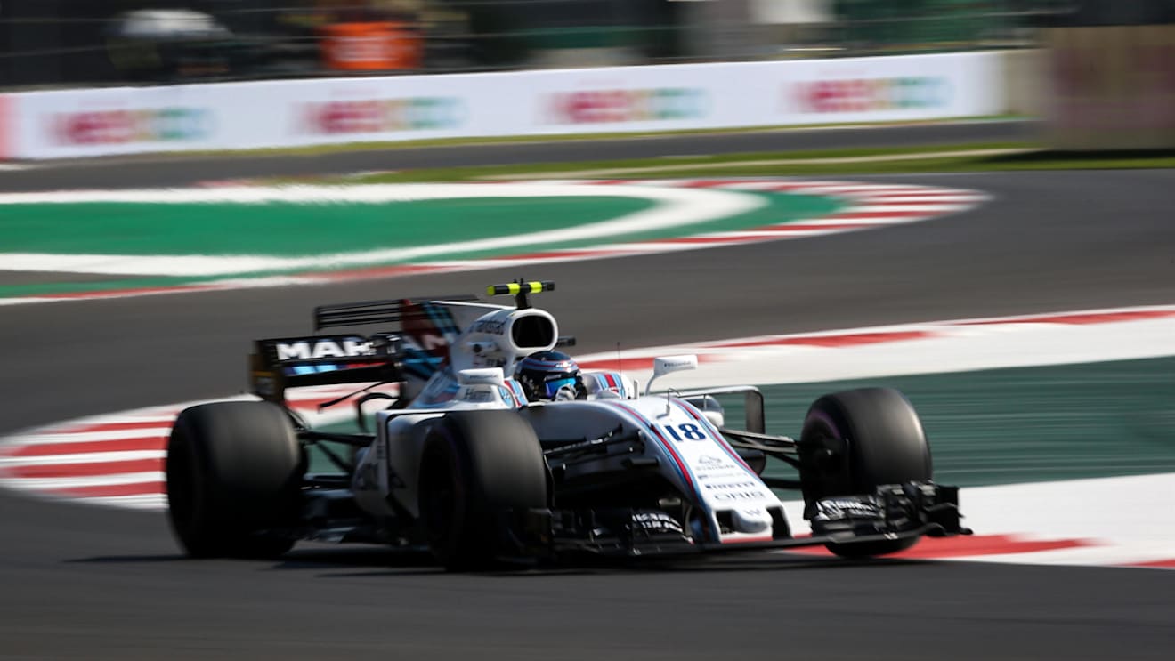 Lance Stroll (CDN) Williams FW40 at Formula One World Championship, Rd18, Mexican Grand Prix, Practice, Circuit Hermanos Rodriguez, Mexico City, Mexico, Friday 27 October 2017. © Mirko Stange/Sutton Images