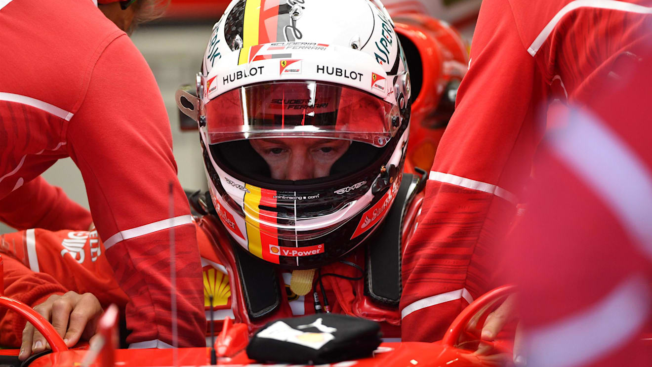 Sebastian Vettel (GER) Ferrari SF70-H at Formula One World Championship, Rd18, Mexican Grand Prix, Practice, Circuit Hermanos Rodriguez, Mexico City, Mexico, Friday 27 October 2017. © Mark Sutton/Sutton Images