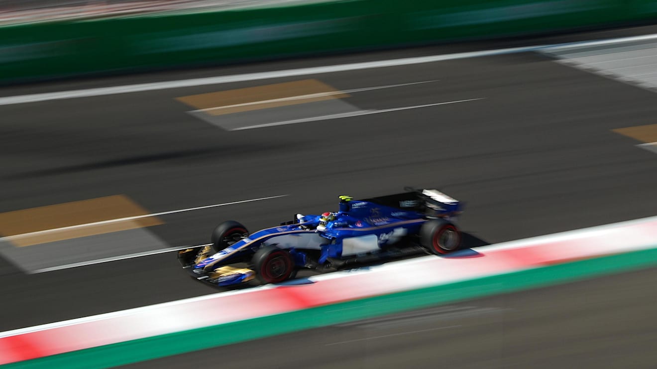 Pascal Wehrlein (GER) Sauber C36 at Formula One World Championship, Rd18, Mexican Grand Prix, Practice, Circuit Hermanos Rodriguez, Mexico City, Mexico, Friday 27 October 2017. © Kym Illman/Sutton Images