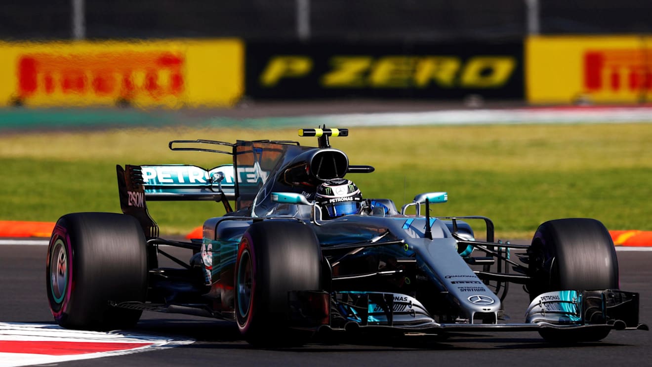 Valtteri Bottas (FIN) Mercedes-Benz F1 W08 Hybrid at Formula One World Championship, Rd18, Mexican Grand Prix, Practice, Circuit Hermanos Rodriguez, Mexico City, Mexico, Friday 27 October 2017. © Sam Bloxham/LAT/Sutton Images