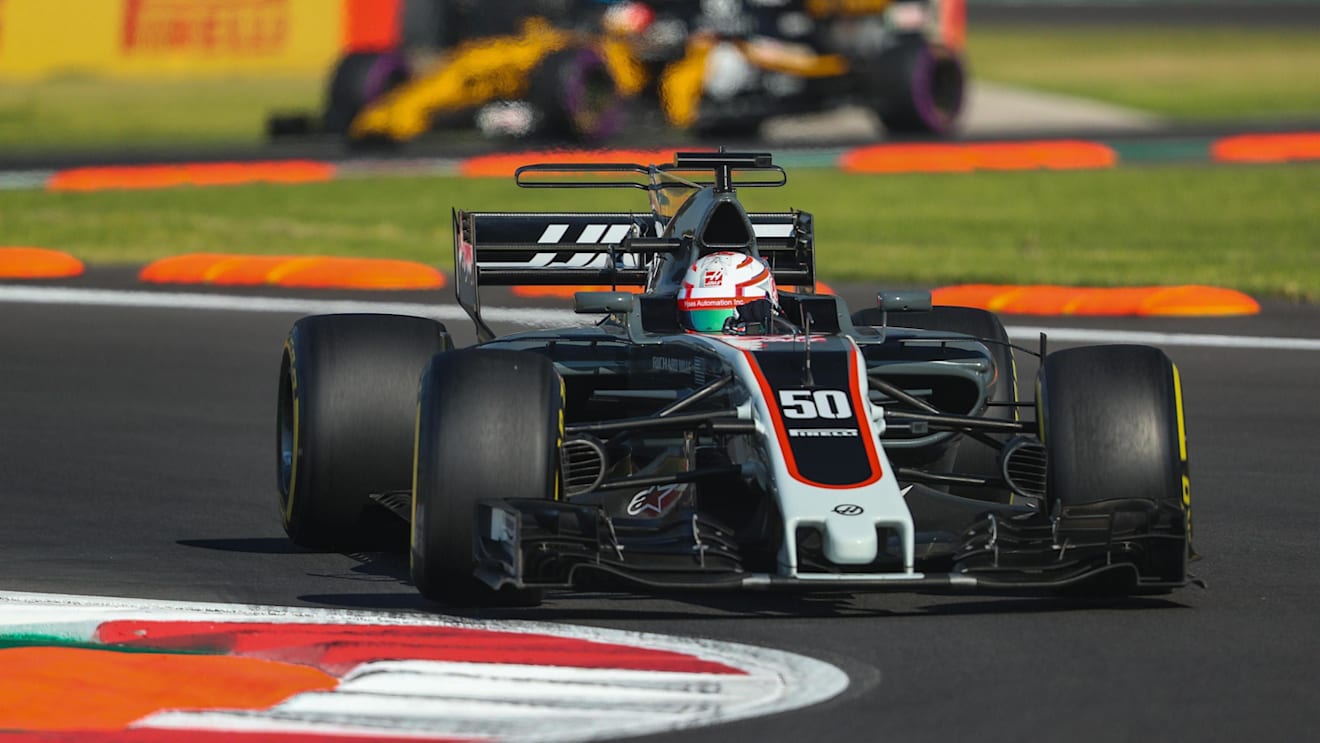 Antonio Giovinazzi (ITA) Haas VF-17 at Formula One World Championship, Rd18, Mexican Grand Prix, Practice, Circuit Hermanos Rodriguez, Mexico City, Mexico, Friday 27 October 2017. © Kym Illman/Sutton Images