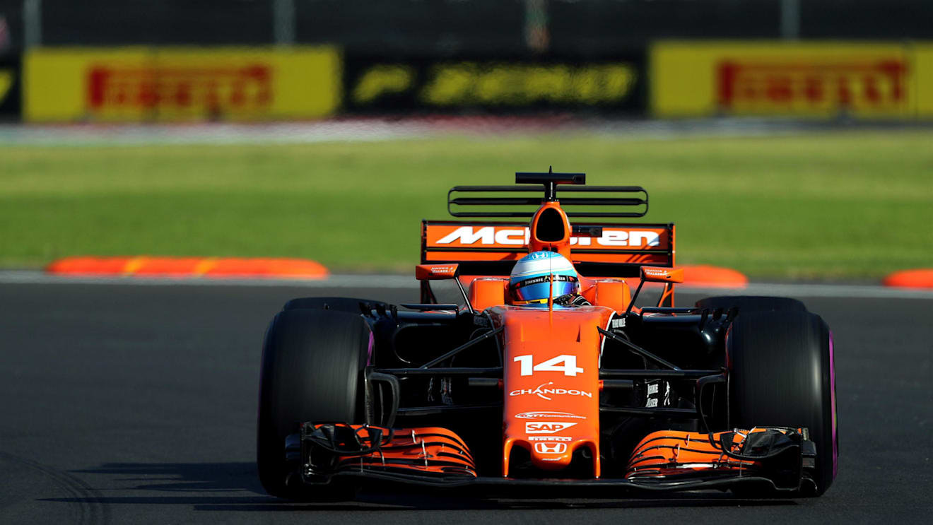 Fernando Alonso (ESP) McLaren MCL32 at Formula One World Championship, Rd18, Mexican Grand Prix, Qualifying, Circuit Hermanos Rodriguez, Mexico City, Mexico, Saturday 28 October 2017. © Kym Illman/Sutton Images