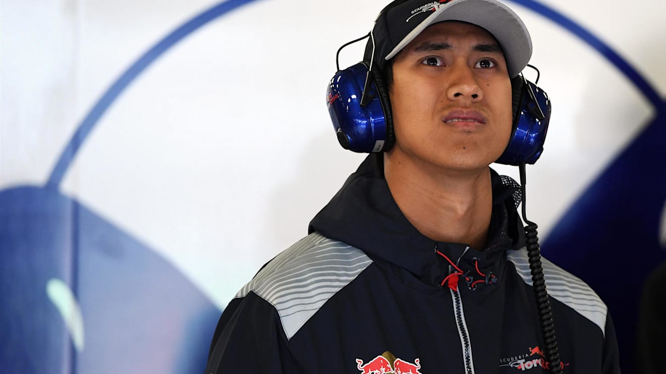 Sean Gelael (INA) Scuderia Toro Rosso at Formula One World Championship, Rd18, Mexican Grand Prix, Qualifying, Circuit Hermanos Rodriguez, Mexico City, Mexico, Saturday 28 October 2017. © Mark Sutton/Sutton Images