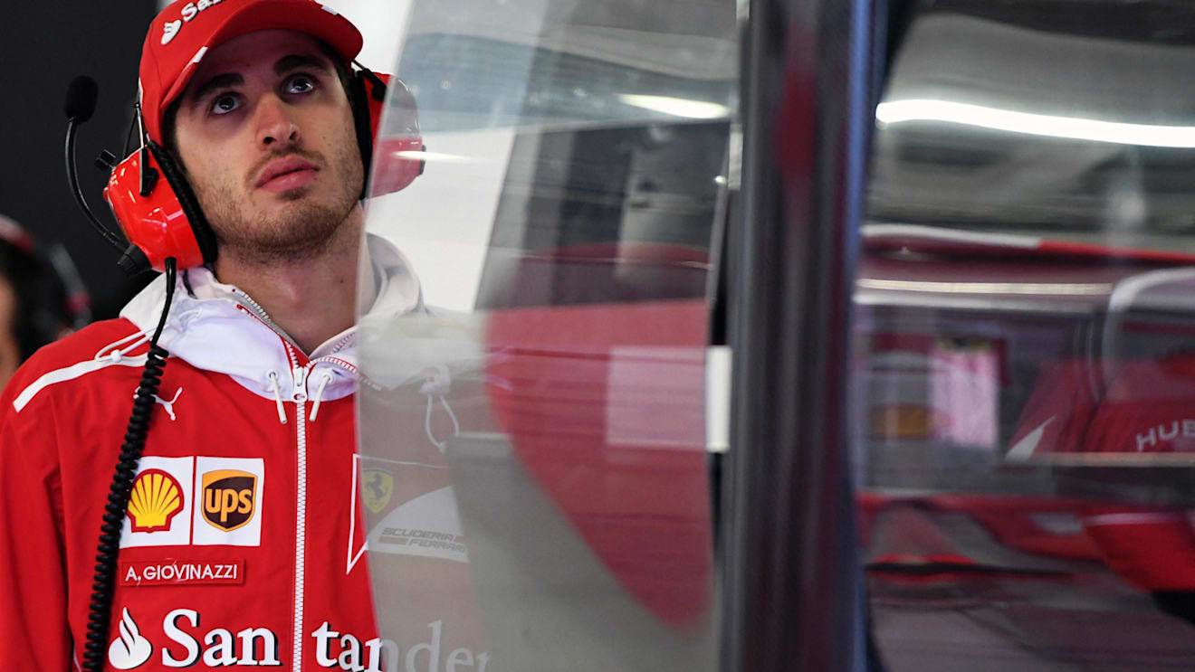 Antonio Giovinazzi (ITA) Ferrari at Formula One World Championship, Rd18, Mexican Grand Prix, Qualifying, Circuit Hermanos Rodriguez, Mexico City, Mexico, Saturday 28 October 2017. © Mark Sutton/Sutton Images