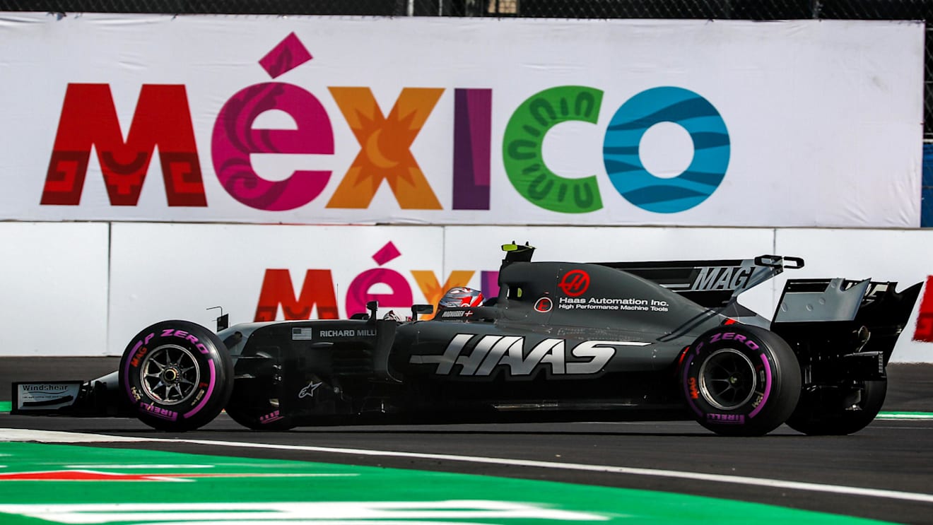 Kevin Magnussen (DEN) Haas VF-17 at Formula One World Championship, Rd18, Mexican Grand Prix, Qualifying, Circuit Hermanos Rodriguez, Mexico City, Mexico, Saturday 28 October 2017. © Manuel Goria/Sutton Images