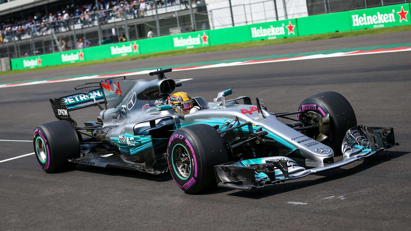 Lewis Hamilton (GBR) Mercedes-Benz F1 W08 Hybrid at Formula One World Championship, Rd18, Mexican Grand Prix, Qualifying, Circuit Hermanos Rodriguez, Mexico City, Mexico, Saturday 28 October 2017. © Mirko Stange/Sutton Images
