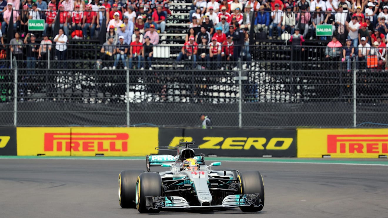 Lewis Hamilton (GBR) Mercedes-Benz F1 W08 Hybrid at Formula One World Championship, Rd18, Mexican Grand Prix, Race, Circuit Hermanos Rodriguez, Mexico City, Mexico, Sunday 29 October 2017. © Kym Illman/Sutton Images