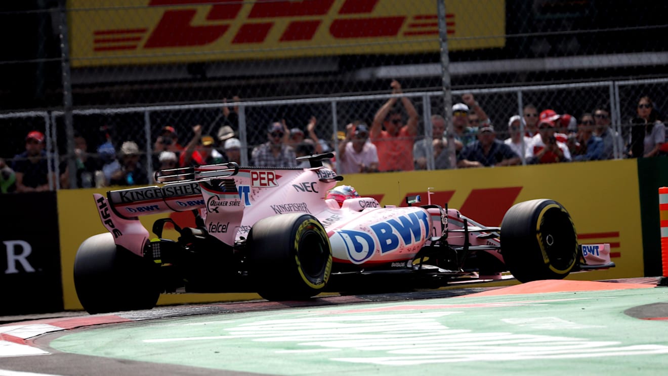 Sergio Perez (MEX) Force India VJM10 at Formula One World Championship, Rd18, Mexican Grand Prix, Race, Circuit Hermanos Rodriguez, Mexico City, Mexico, Sunday 29 October 2017. © Manuel Goria/Sutton Images