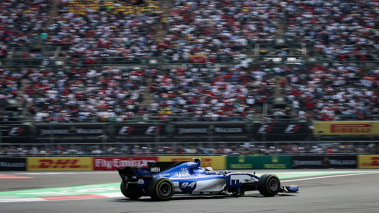 Pascal Wehrlein (GER) Sauber C36 at Formula One World Championship, Rd18, Mexican Grand Prix, Race, Circuit Hermanos Rodriguez, Mexico City, Mexico, Sunday 29 October 2017. © Mirko Stange/Sutton Images