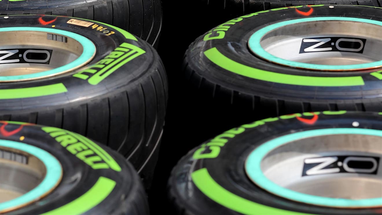Pirelli tyres at Formula One World Championship, Rd18, Mexican Grand Prix, Preparations, Circuit Hermanos Rodriguez, Mexico City, Mexico, Thursday 26 October 2017. © Kym Illman/Sutton Images